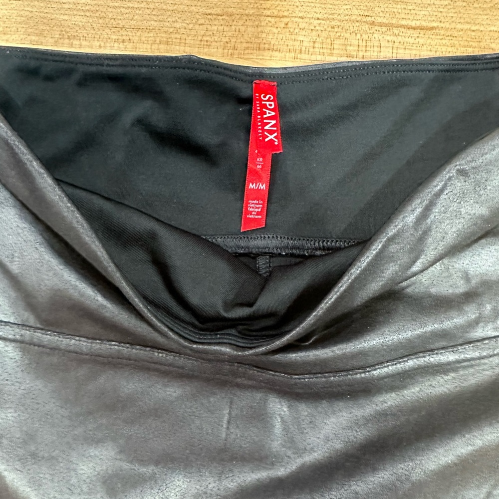 Spanx faux leather leggings
